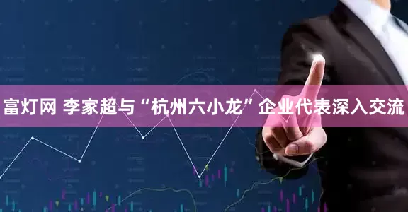 富灯网 李家超与“杭州六小龙”企业代表深入交流