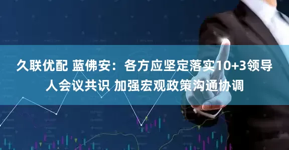 久联优配 蓝佛安：各方应坚定落实10+3领导人会议共识 加强宏观政策沟通协调
