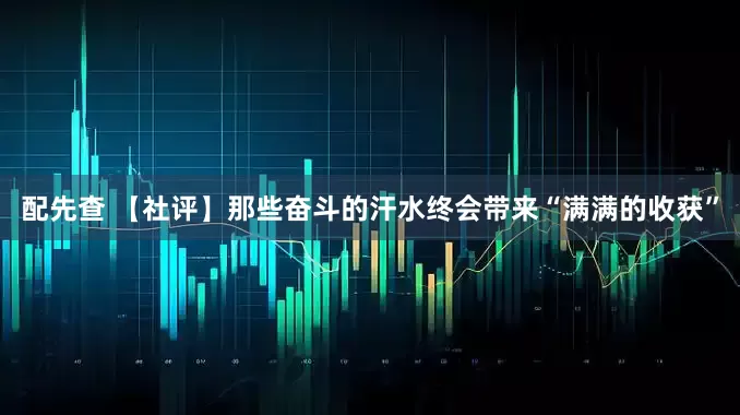 配先查 【社评】那些奋斗的汗水终会带来“满满的收获”